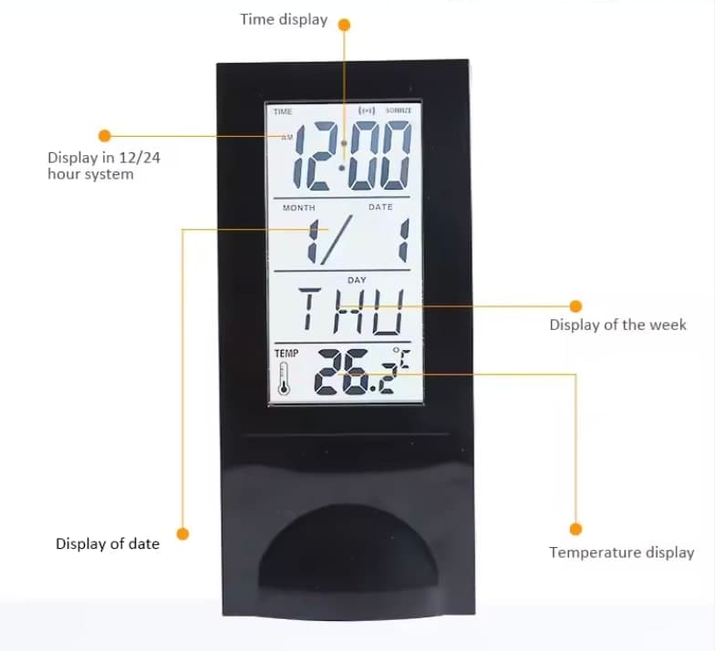 Electronic Desktop Clock