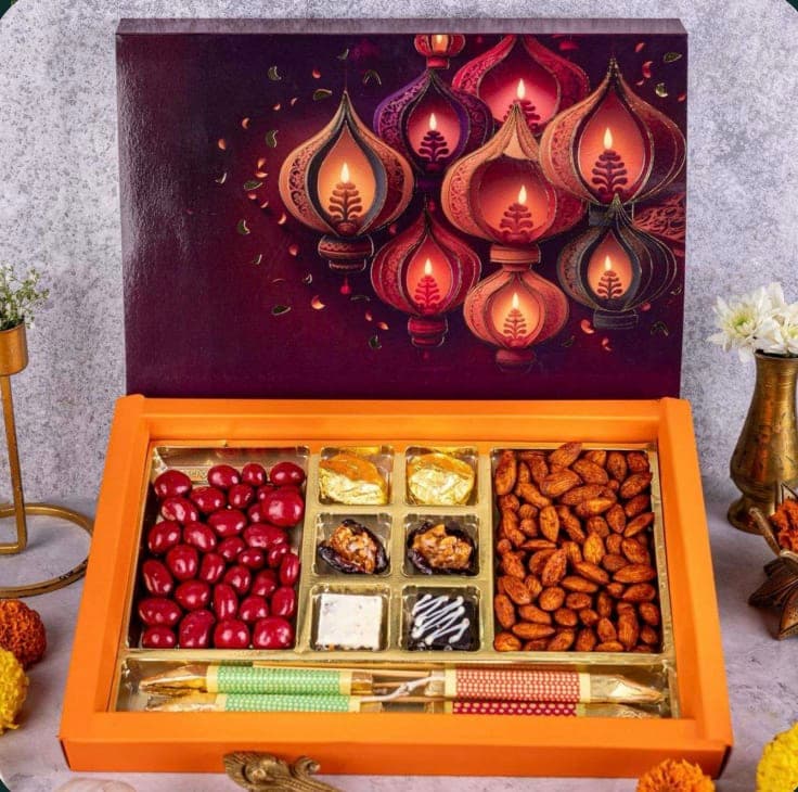 Premium Chocolate & Nut Indulgence Box